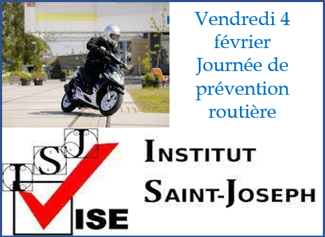 Formation de prévention routière pour les jeunes de l'Institut St Joseph de Visé